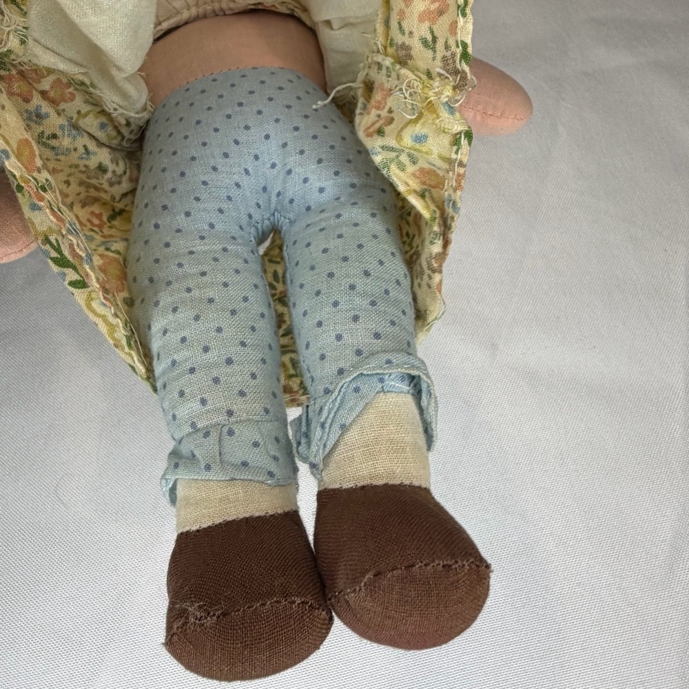 Vintage Knickerbocker Holly Hobbie cloth rag doll from the 1970s - Picture 5 of 6